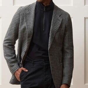 Ralph Lauren Gray Checkered Blazer